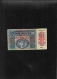 Austria Austro Ungaria 10 kronen korona 1913 (1919) supratipar Deutschosterreich seria281233