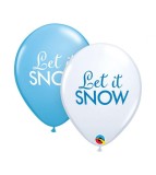 Set 6 baloane Let it Snow 30 cm, Godan