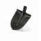 Lopata rotunda neagra, fara coada, 290 x 260 mm