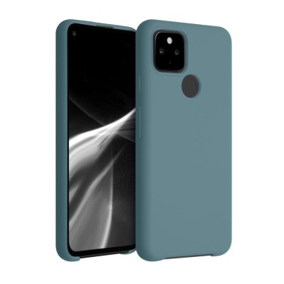 Husa pentru Google Pixel 4a 5G, Silicon, Albastru, 53932.207 foto