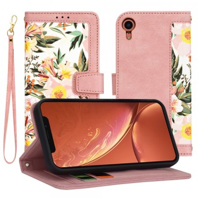 Husa pentru Apple iPhone XR, Techsuit, FlipCraft, Roz foto
