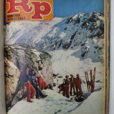 ROMANIA PITOREASCA , REVISTA LUNARA EDITATA DE MINISTERUL TURISMULUI , COLIGAT DE 12 NUMERE , IANUARIE - DECEMBRIE , 1982 ( COMPLET )