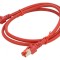 Patch cord S/FTP Cat6 Cu LSZH roșu 1m