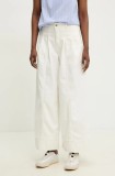 Answear Lab jeans femei, culoarea alb