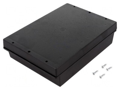 Carcasă universală 144mm x 198mm x 53mm cu lame de fixare foto