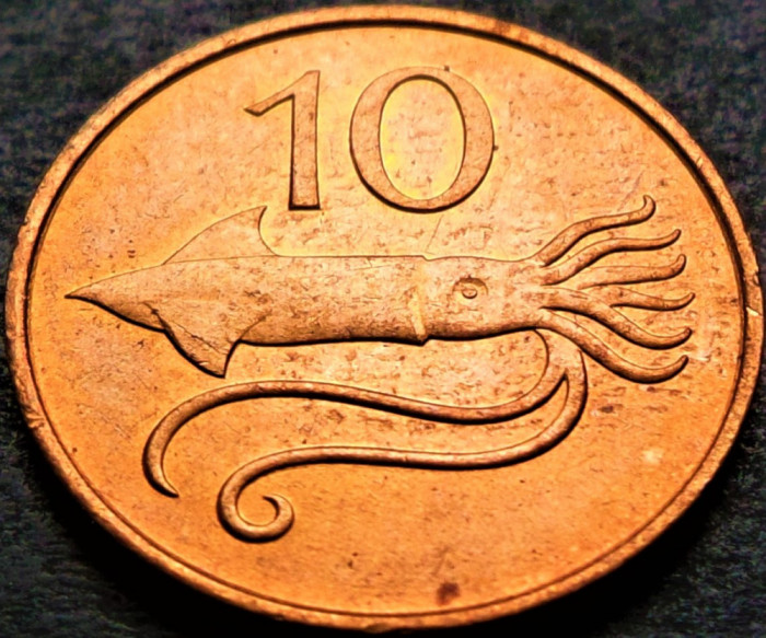 Moneda 10 AURAR - ISLANDA, anul 1981 *cod 2797 C = TIRAJ MIC, UNC DIN FASIC!