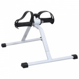 Mini Bicicleta Fitness Cardio vidaXL, Ajustabila, Recuperare, Brat/Picioare, Negru/Argintiu, Max 100kg