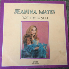 jeanina matei from me to you disc vinyl lp electrecord ST EDE 02144 muzica pop