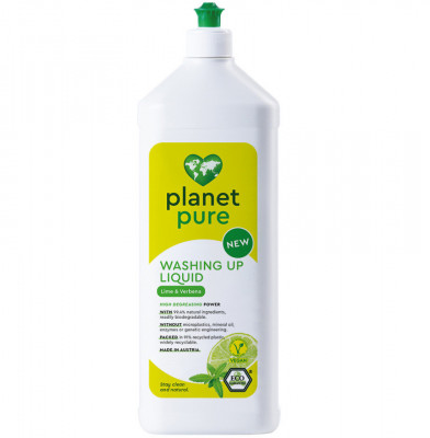 Detergent bio pentru vase - lime si verbena - 1L Planet Pure foto