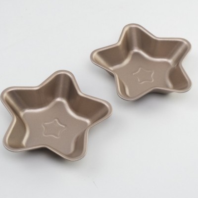 Set 2 tavi cuptor,14 cm forma stea foto