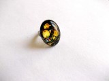 inel sticla cu motiv floral 39176