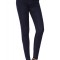 C656-44 Jeans casual cu aspect mulat si talie pe elastic