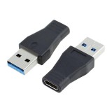 Adaptor usb 3.0 la Type-c 3.1, negru