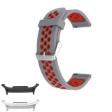 Curea din silicon compatibila cu Samsung Galaxy Watch9 40mm, Gray Ruby