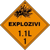 Placuta pentru explozivi clasa 1.1 L