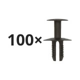 Set 100 clema fixare plastic Audi, Bmw, Mercedes, Mini, Mitsubishi, Vw, Volvo, sub scut motor