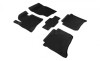 Covorase Cauciuc Premium Stil Tavita VW Touareg 2 (2010-2017) Seintex, Fara Miros, Negru Carbon