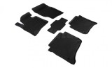 Covorase Cauciuc Premium Stil Tavita VW Touareg 2 (2010-2017) Seintex, Fara Miros, Negru Carbon