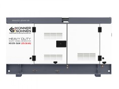 Generator de curent trifazat cu motor diesel Konner Sohnen KS 25-3LM, 25.3 kva