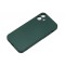 Husa Silicone Case Apple iPhone 12 Mini Verde Inchis