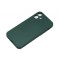 Husa Silicone Case Apple iPhone 12 Pro Verde Inchis