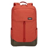 Rucsac urban cu compartiment laptop Thule LITHOS Backpack 20L, Rooibos/Forest Night