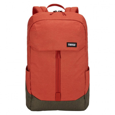 Rucsac urban cu compartiment laptop Thule LITHOS Backpack 20L, Rooibos/Forest Night foto