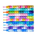 Cumpara ieftin Set 5 bratari Tilcare Chew, pop it 3D, silicon, multicolor