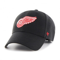 47brand șapcă NHL Detroit Red Wings culoarea negru, cu imprimeu