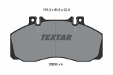 Set placute frana TEXTAR 2983506