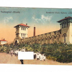 CP Techirghiol-Movila - Sanatoriul Eforia (Spitalul civile), circulata, 1931