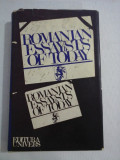 ROMANIAN ESSAYISTS OF TODAY - Bucharest, Univers, 1979