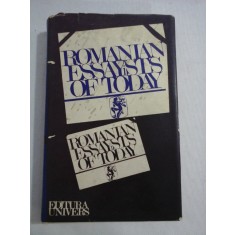 ROMANIAN ESSAYISTS OF TODAY - Bucharest, Univers, 1979