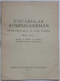 Vocabular Romano-German, 1957