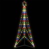 VidaXL Pom de Crăciun LED 363 LED-uri colorate 182 cm