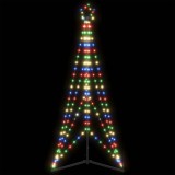VidaXL Pom de Crăciun LED 363 LED-uri colorate 182 cm