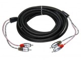 Cablu RCA Ovation 5m, ACV 30.4990-500, OFC, Dublu Ecranat, Conectori Alama, Audio Auto High Line