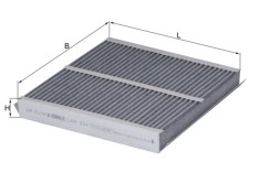 MAHLE LAK 234 Filtru, aer habitaclu