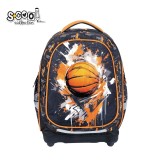 Ghiozdan anatomic BASKETBALL, 39x33x18 cm &ndash; S-COOL