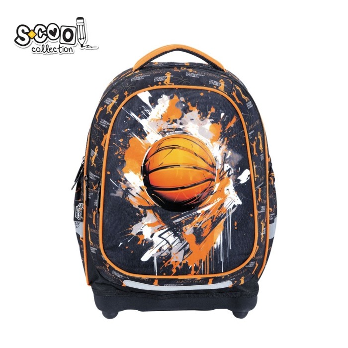 Ghiozdan anatomic BASKETBALL, 39x33x18 cm &ndash; S-COOL