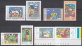 Chile 1980,1982,1983,1984 - Picturi de copii, intre 6 (!) și 14 ani, 4 Serii, MNH