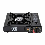 Aragaz camping, aprindere automata, dubla alimentare butelie spray sau gaz, negru AD-2 / ZTS5519