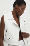 Cumpara ieftin Answear Lab geaca femei, culoarea alb, de tranzitie