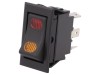 &Icirc;ntrerupător Basculant ON-ON 20A 12V Negru cu LED