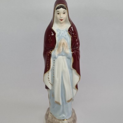 Fecioara Maria bibelou portelan romanesc vechi, vintage - SEMNAT foto