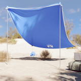 Baldachin de plaja cu ancore de nisip, albastru, 214x236 cm GartenMobel Dekor, vidaXL