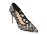 Pantofi eleganti FLAVIA PASSINI negri, X8917, din piele intoarsa