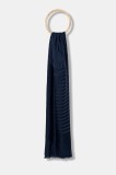 Weekend Max Mara esarfa LUGLIO culoarea albastru marin, modelator, 2525546024600