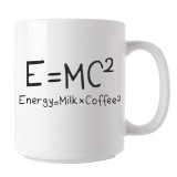 Cana alba personalizata Teorema cafelei, pentru cafea, ceai sau cadou, INOVATIX&reg;. 330ml
