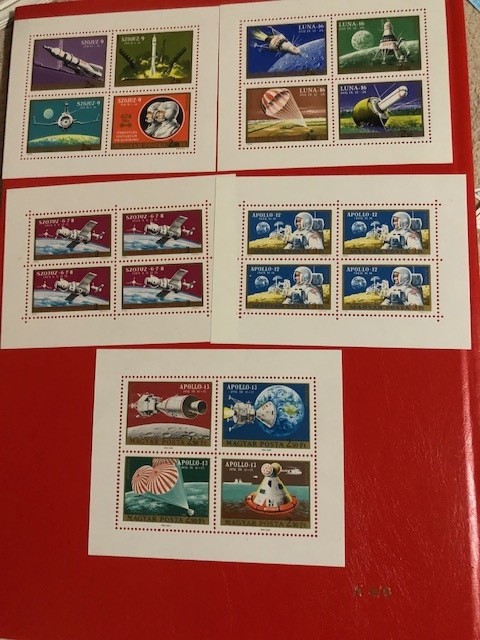 UNGARIA, SPACE - 5 BLOCURI MNH